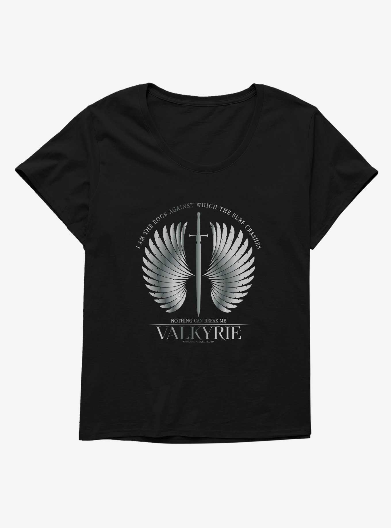A Court Of Silver Flames Valkyrie Wings Womens T-Shirt Plus Size, , hi-res