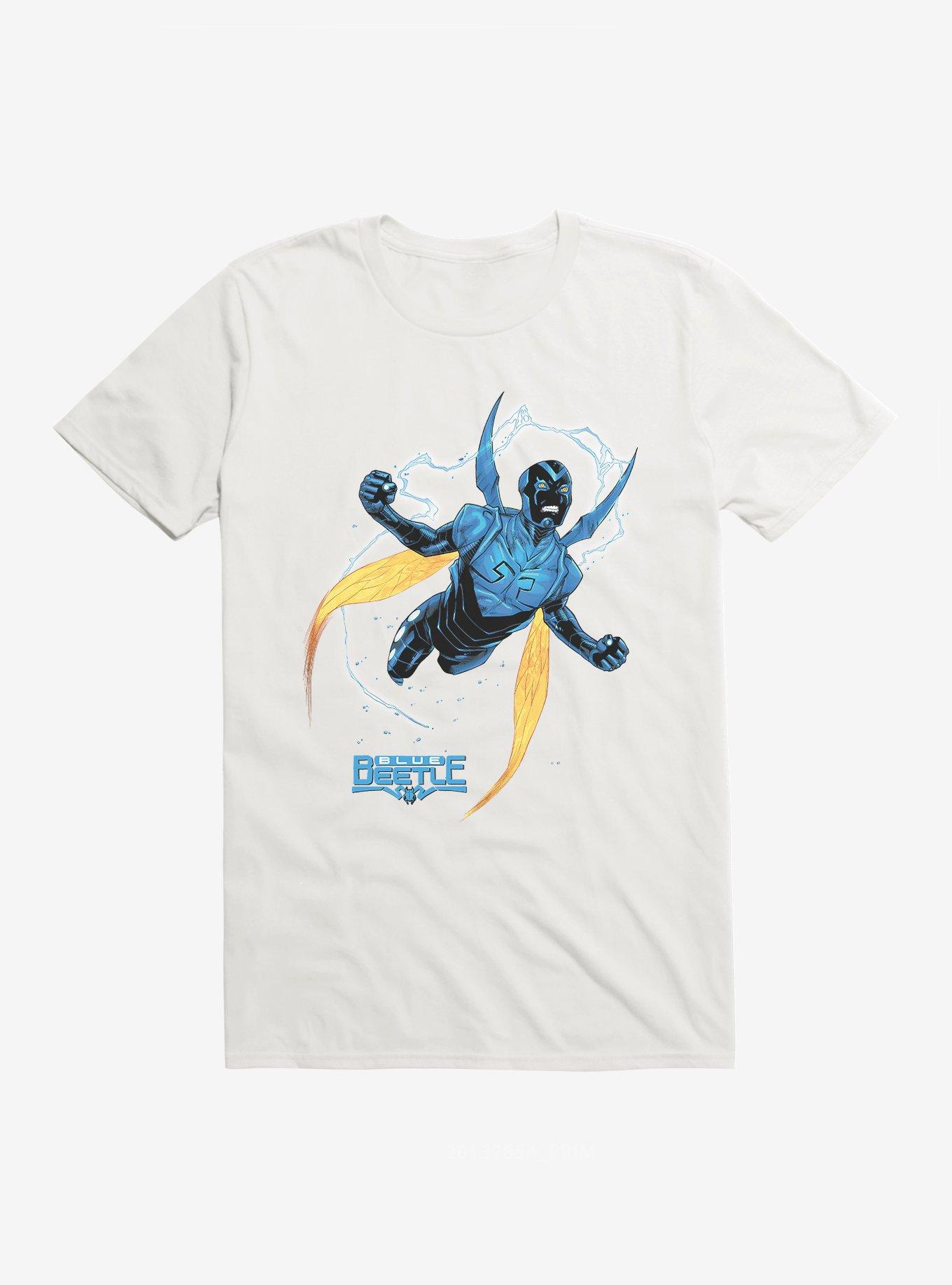 DC Comics Blue Beetle Flying Into Action T-Shirt, , hi-res