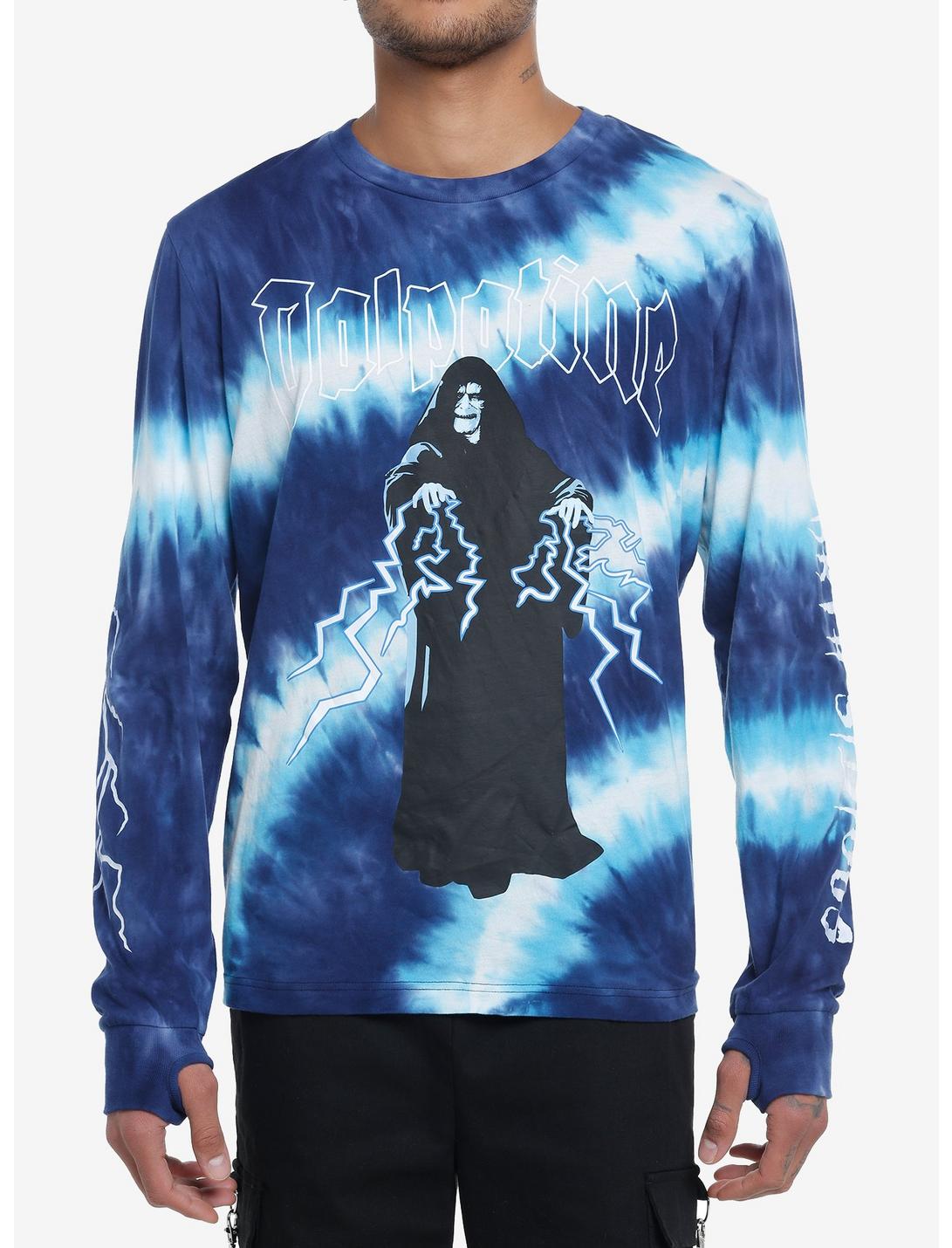 Our Universe Star Wars Emperor Palpatine Tie-Dye Long-Sleeve T-Shirt, MULTI, hi-res
