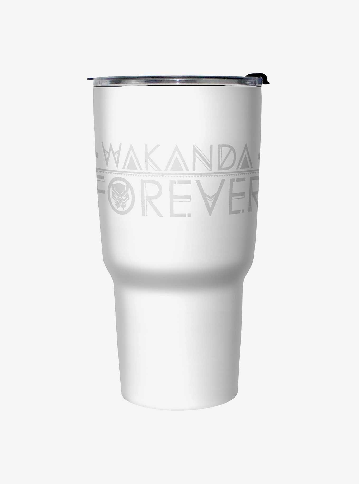 Marvel Black Panther Wakanda Forever Logo Travel Mug, , hi-res