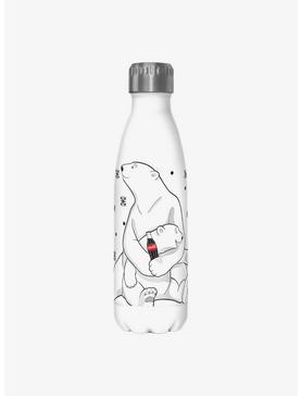 Coke Coca-Cola Polar Bear Snowflakes Water Bottle, , hi-res