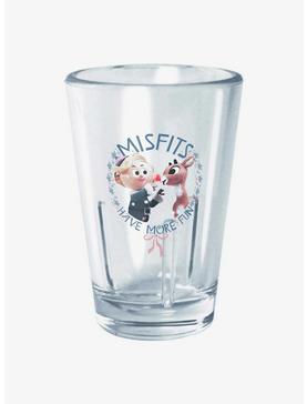 Rudolph The Red-Nosed Reindeer Misfits Have More Fun Mini Glass, , hi-res