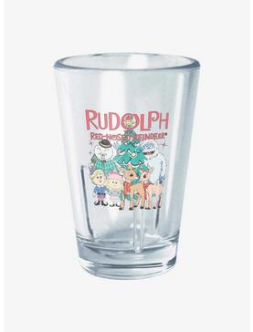 Rudolph The Red-Nosed Reindeer Christmas Group Mini Glass, , hi-res