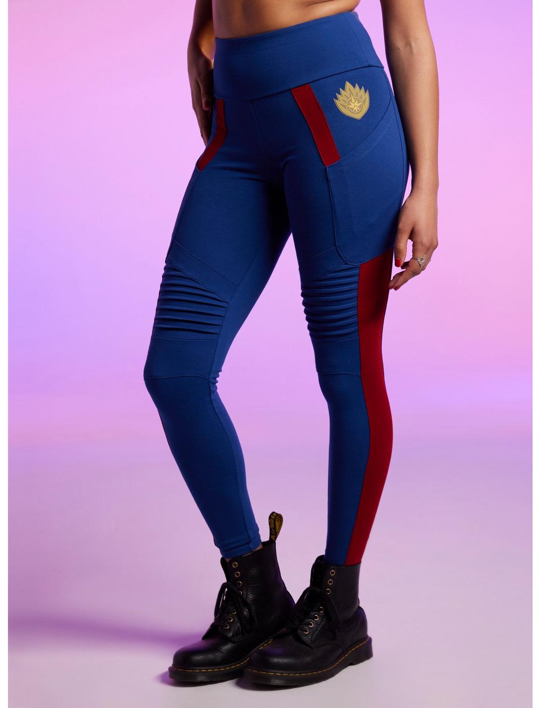 Her Universe Marvel Guardians Of The Galaxy: Volume 3 Uniform Leggings, DARK BLUE, hi-res