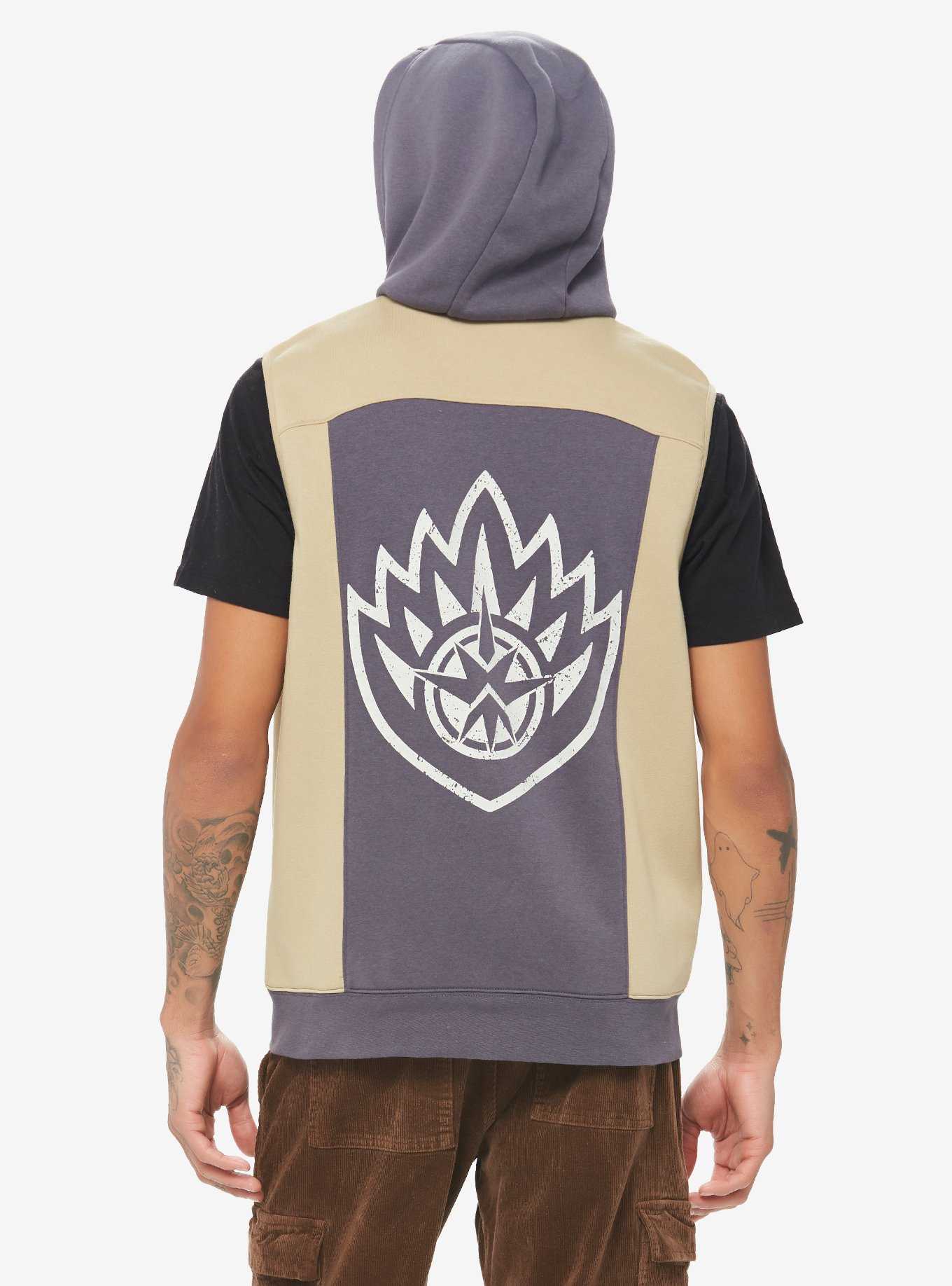 Our Universe Marvel Guardians Of The Galaxy Drax Sleeveless Hoodie, , hi-res