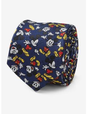 Disney Mickey Mouse Action Navy Men's Tie, , hi-res