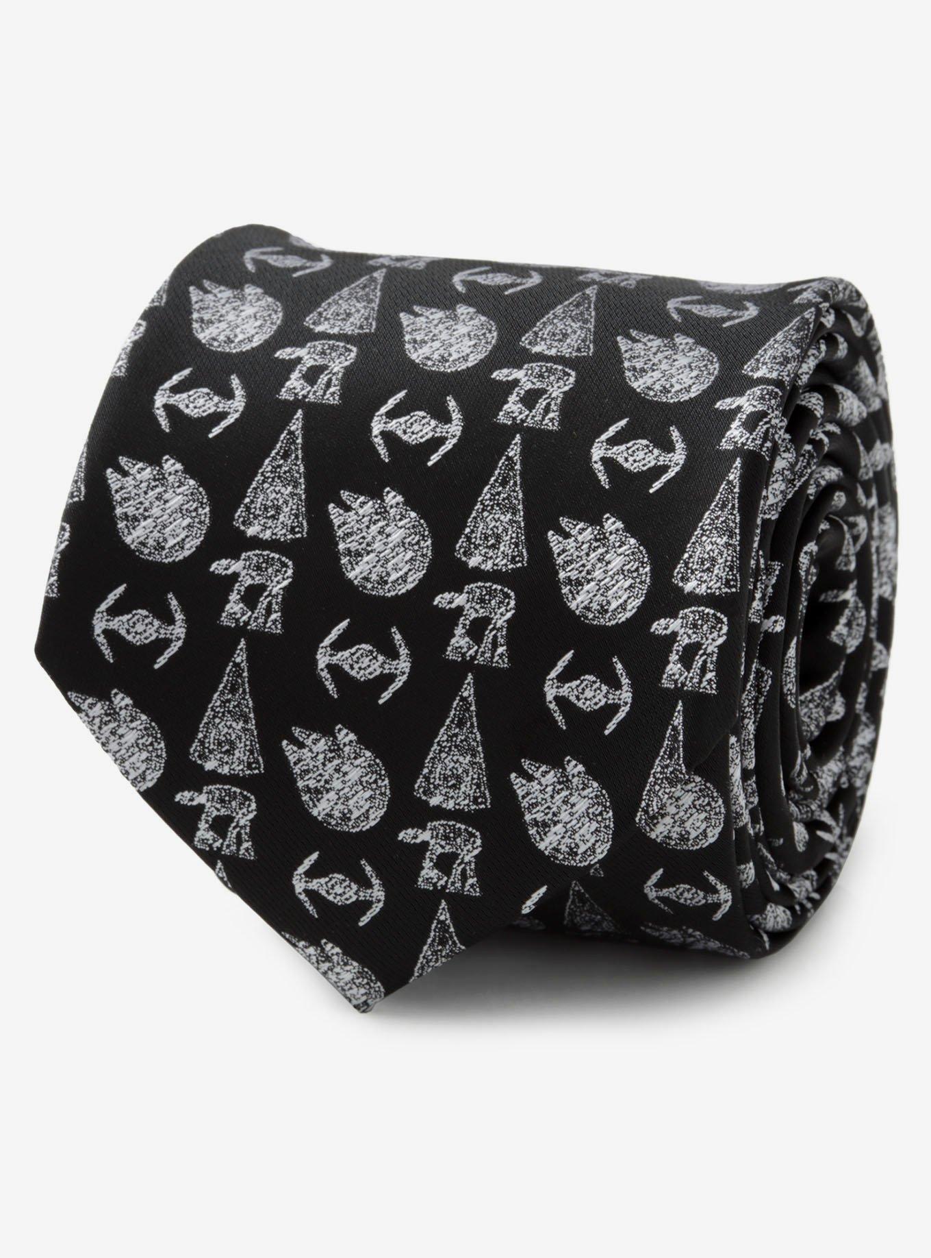 Star Wars Battle Black Men's Tie, , hi-res