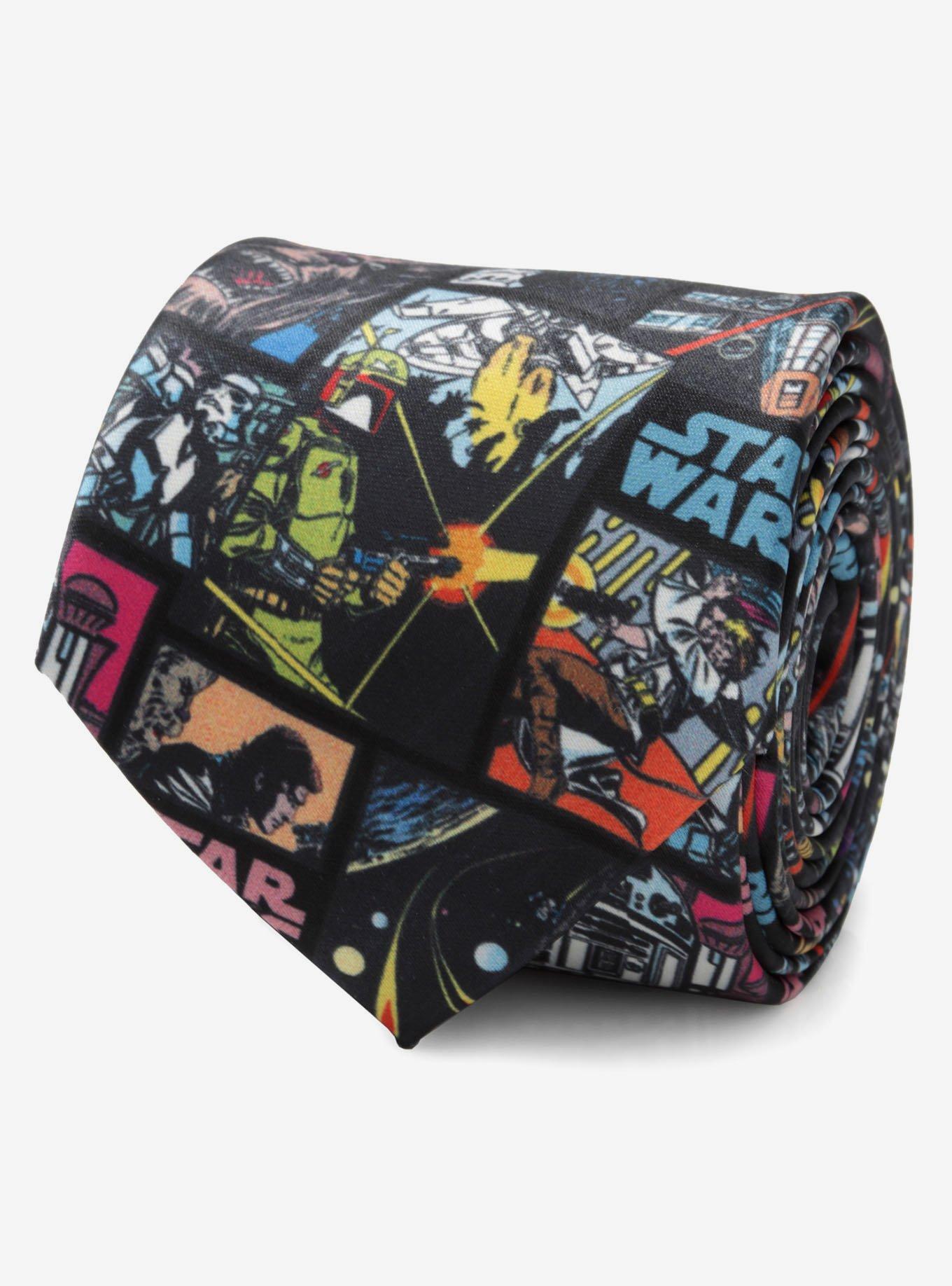 Star Wars Comic Black Men's Tie