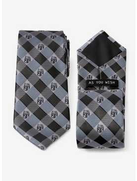 Star Wars The Book Of Boba Fett "As You Wish" Plaid Men's Tie, , hi-res