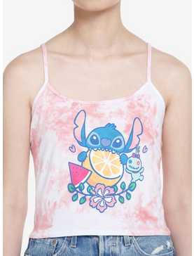 Disney Lilo & Stitch Fruit Tie-Dye Girls Crop Tank Top, , hi-res