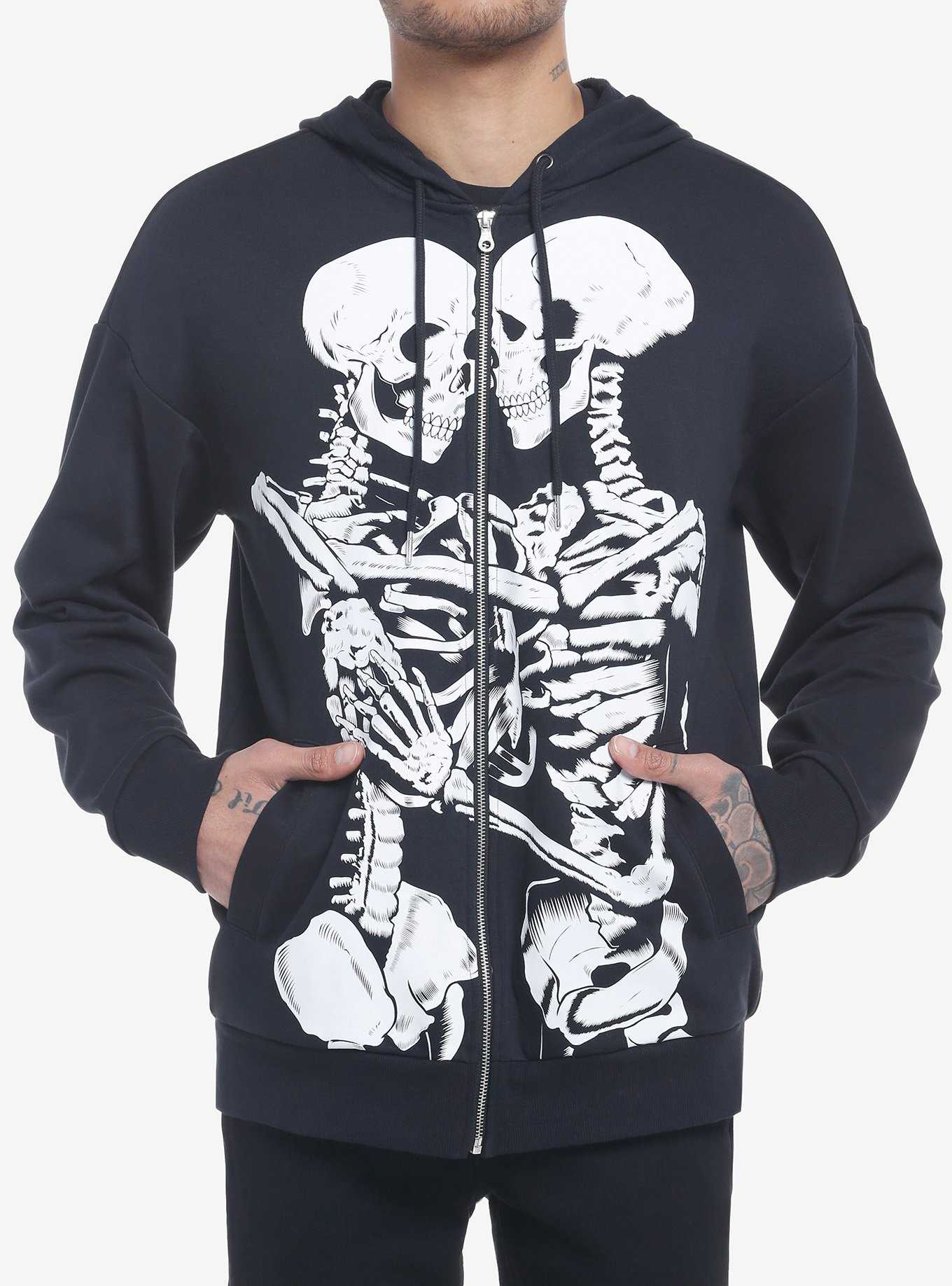 Skeleton Lovers Hoodie, , hi-res
