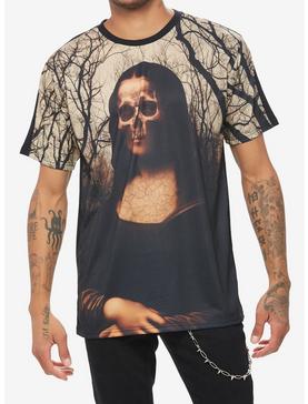 Plus Size Social Collision Mona Lisa Dark Forest Jumbo Print T-Shirt, , hi-res