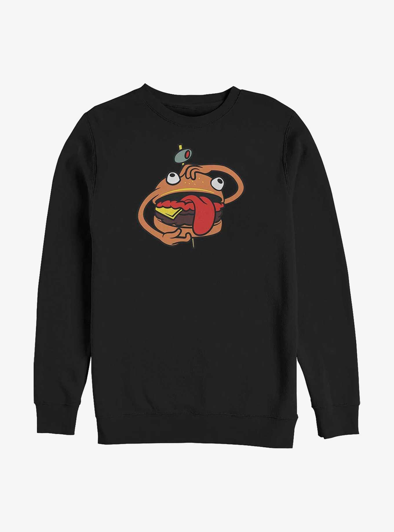 Fortnite Durrr Burger Sweatshirt, BLACK, hi-res