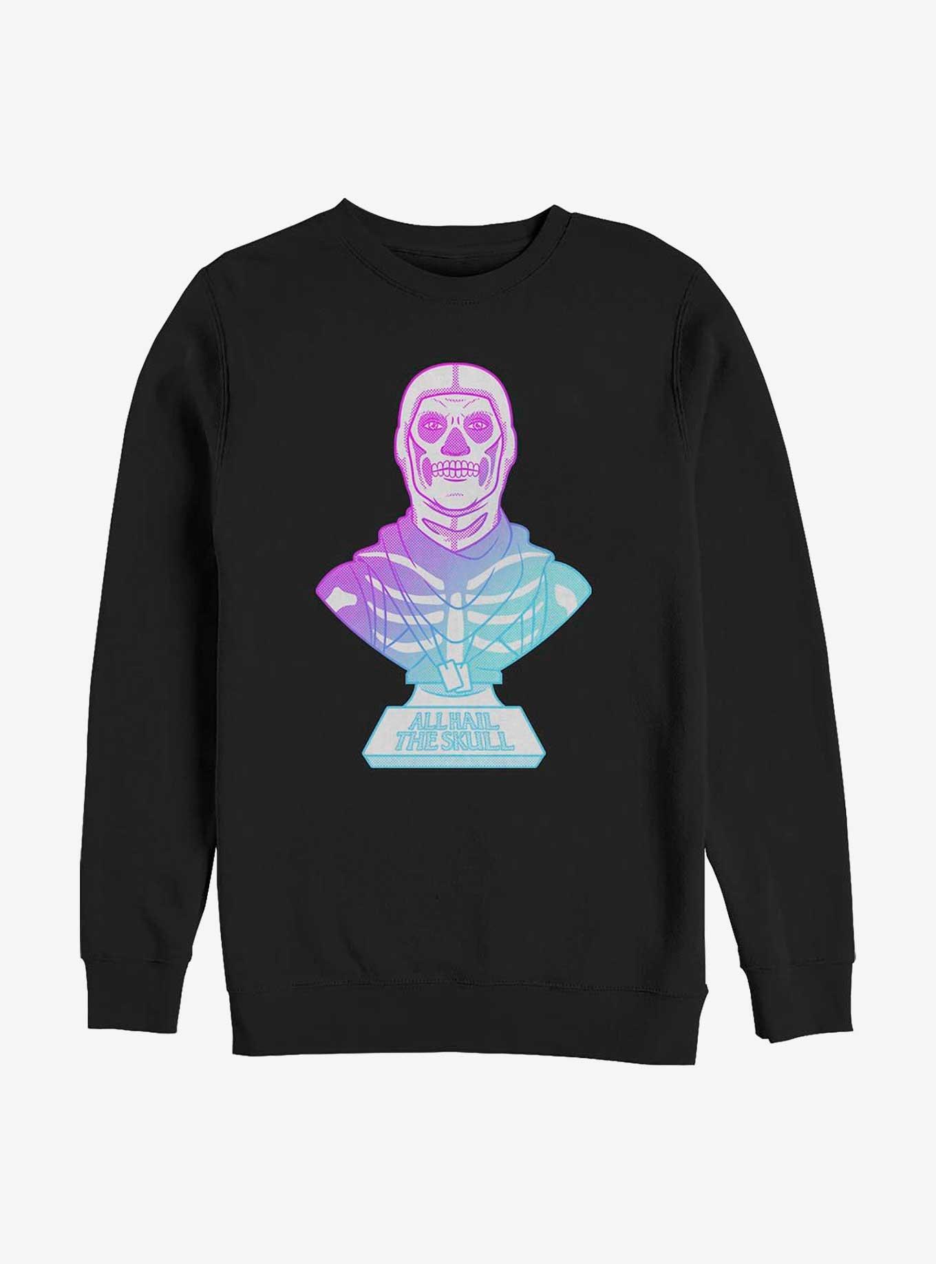 Fortnite Hail Skull Sweatshirt, BLACK, hi-res