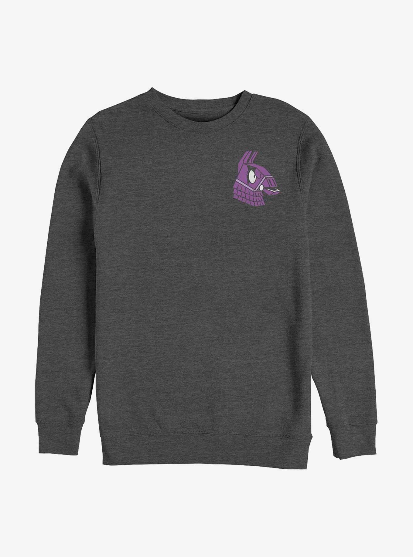 Fortnite Llama Pinata Sweatshirt, CHAR HTR, hi-res