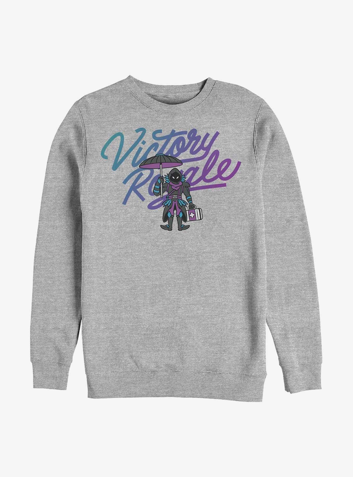 Fortnite Victory Royale Raven Sweatshirt, ATH HTR, hi-res