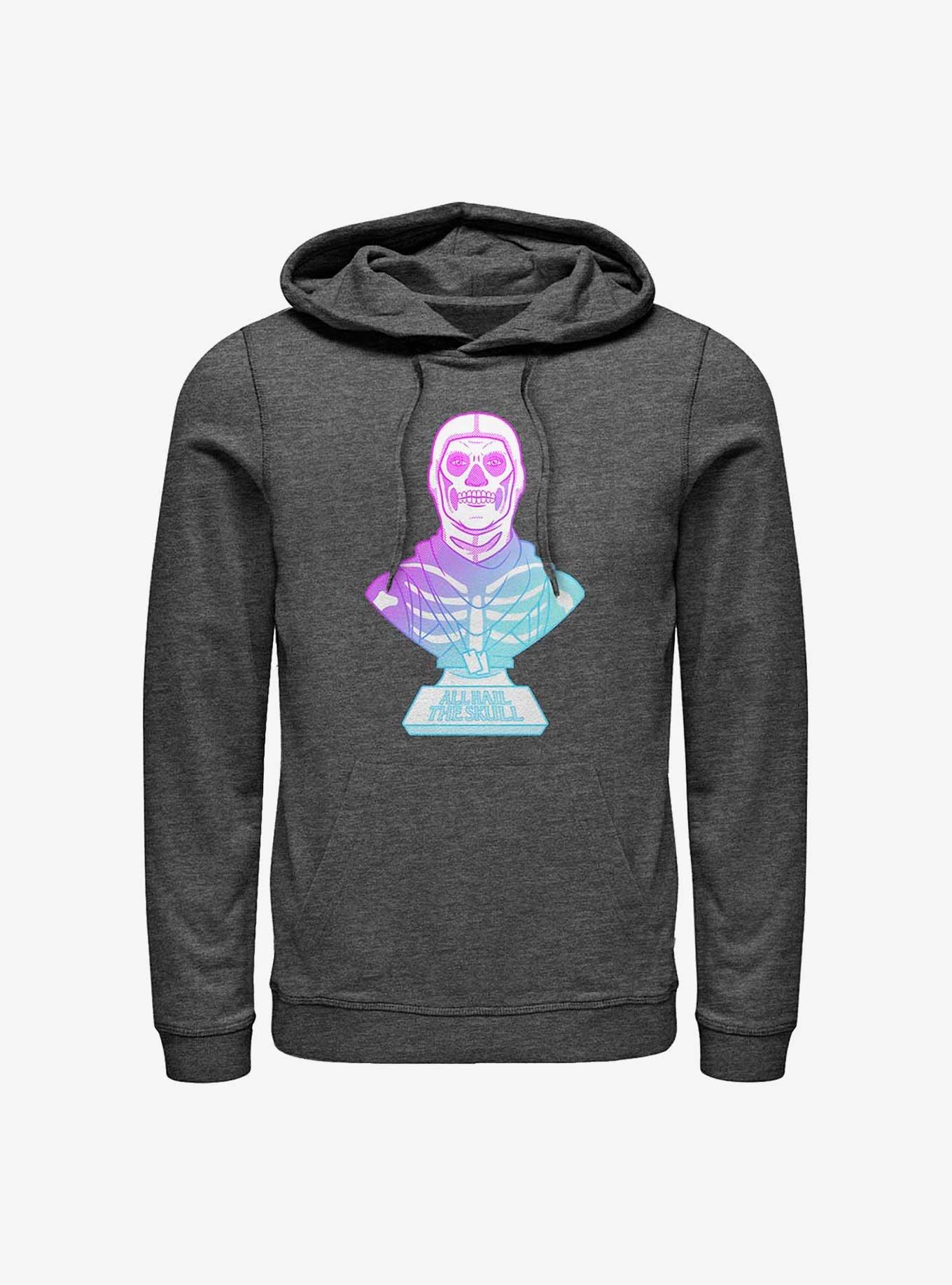 Fortnite Hail Skull Hoodie, CHAR HTR, hi-res