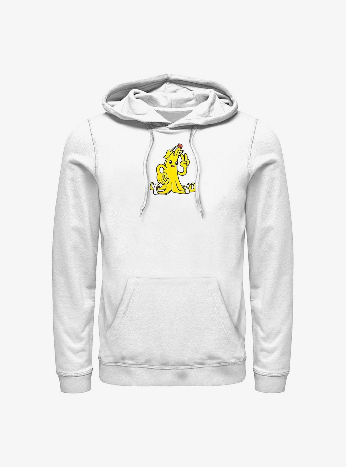 Fortnite Banana Peely Peace Hoodie, WHITE, hi-res