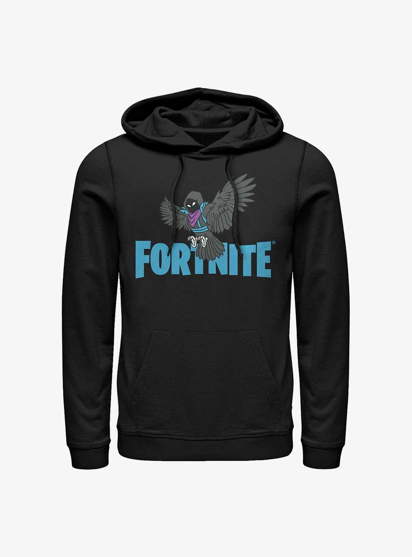 Fortnite Raven Wings Hoodie BLACK Hot Topic