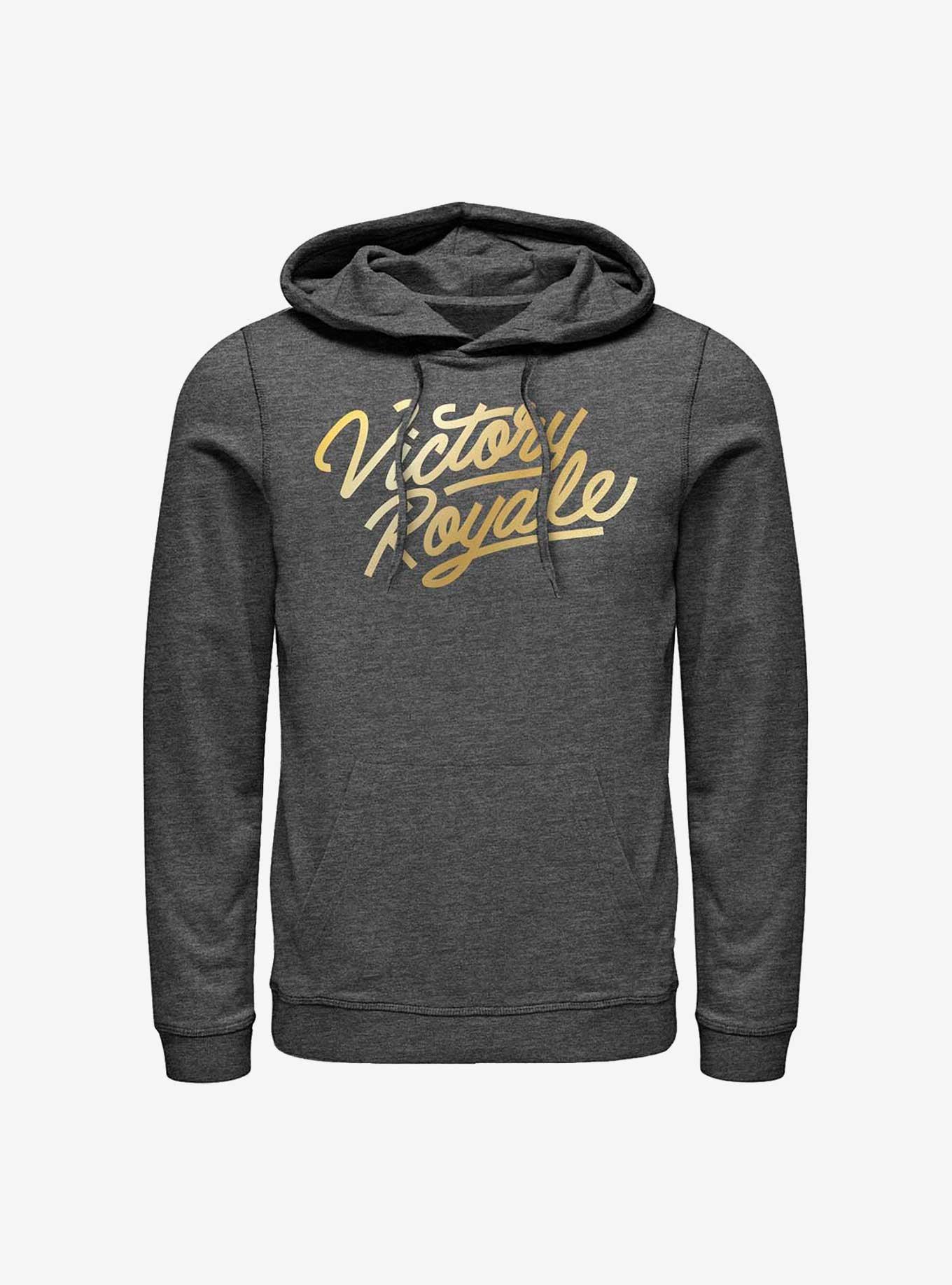 Fortnite Victory Royale Logo Hoodie, CHAR HTR, hi-res