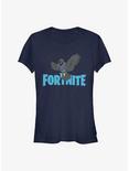 Fortnite Raven Wings Girls T-Shirt, NAVY, hi-res