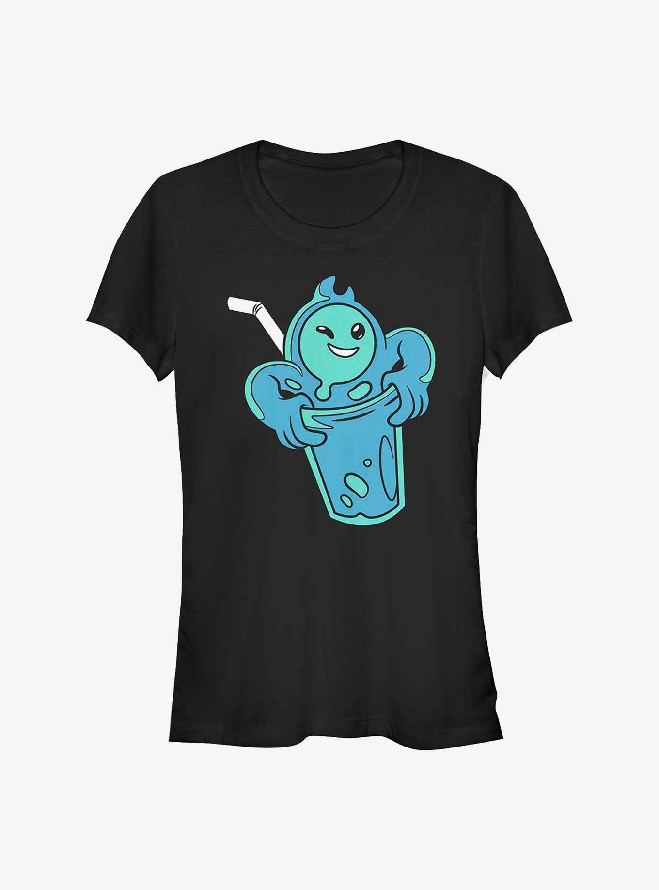 Fortnite Rippley Drink Girls T-Shirt, BLACK, hi-res