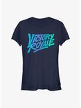 Fortnite Victory Royale Logo Girls T-Shirt, NAVY, hi-res