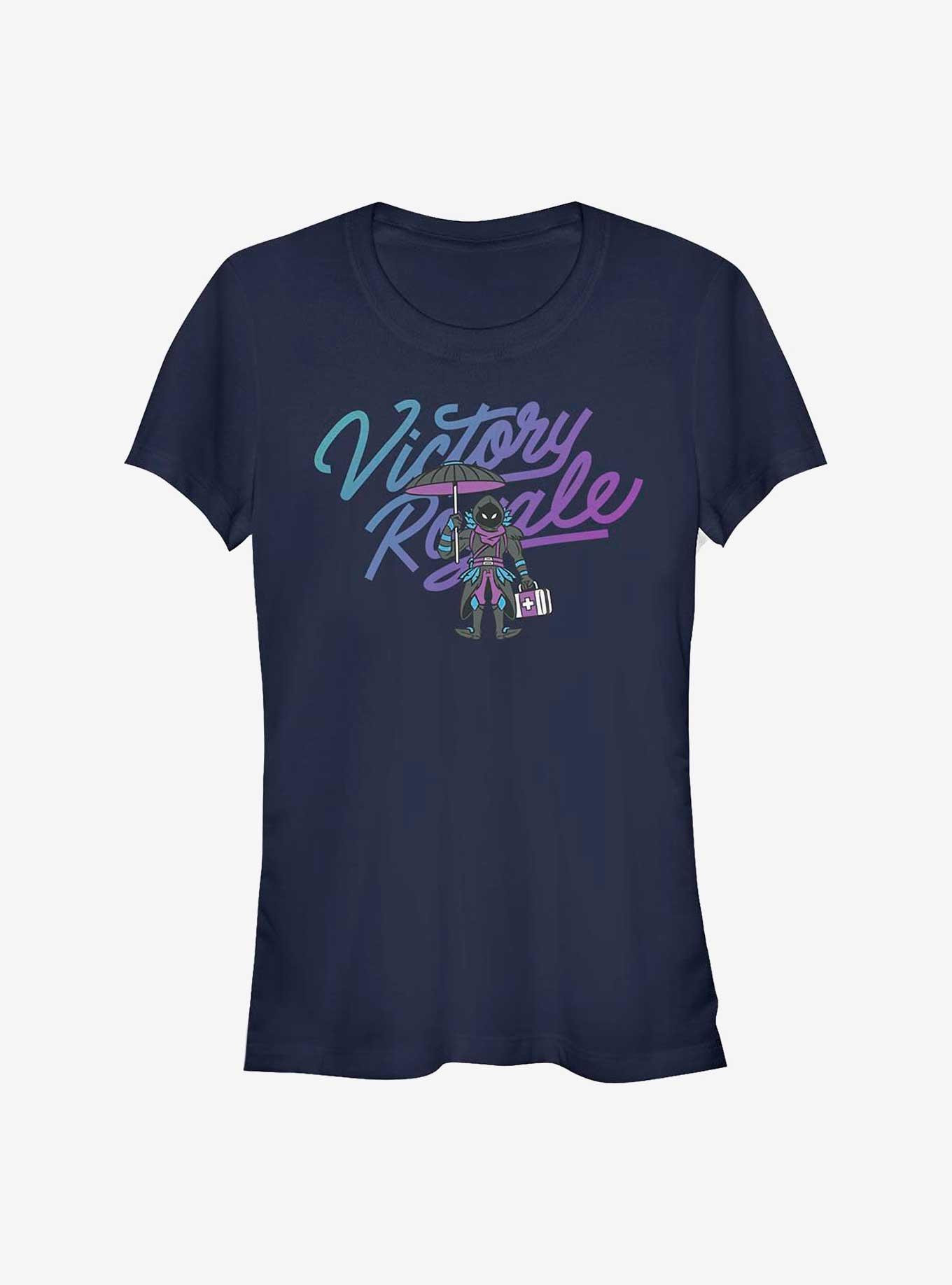 Fortnite Victory Royale Raven Girls T-Shirt, NAVY, hi-res