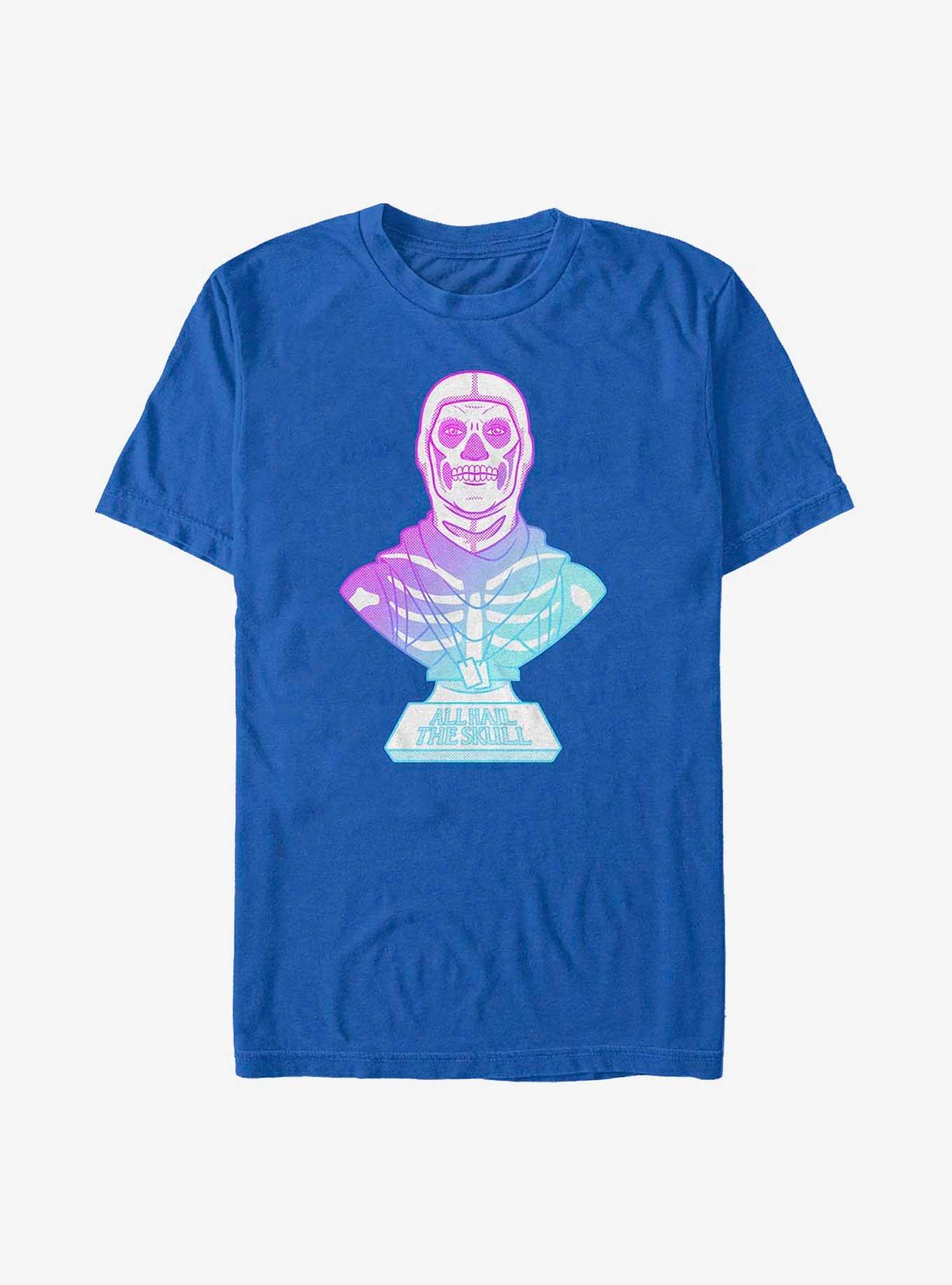 Fortnite Hail Skull T-Shirt, ROYAL, hi-res