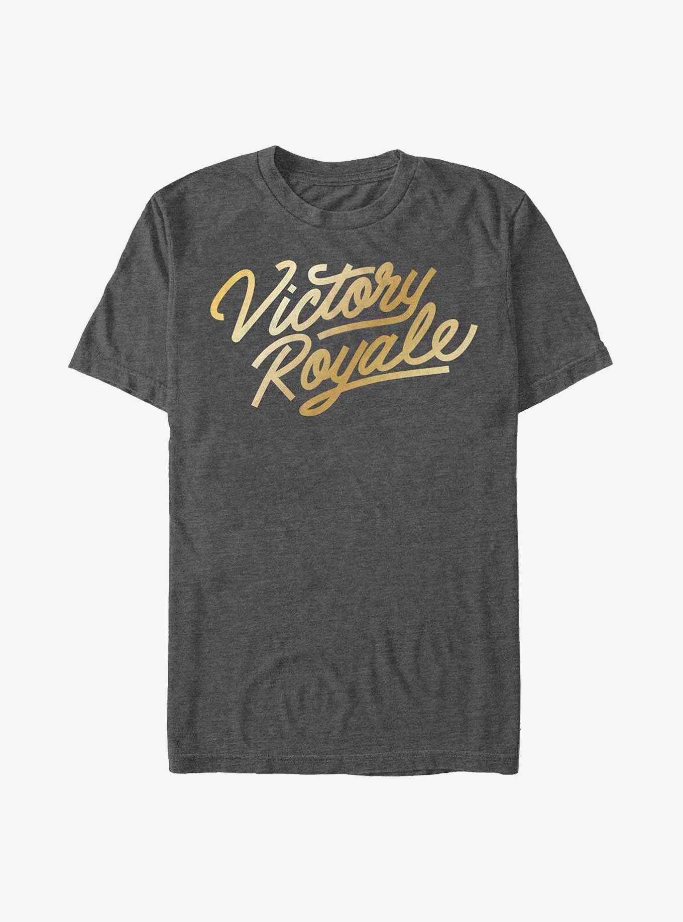 Fortnite Victory Royale Logo T-Shirt, CHAR HTR, hi-res