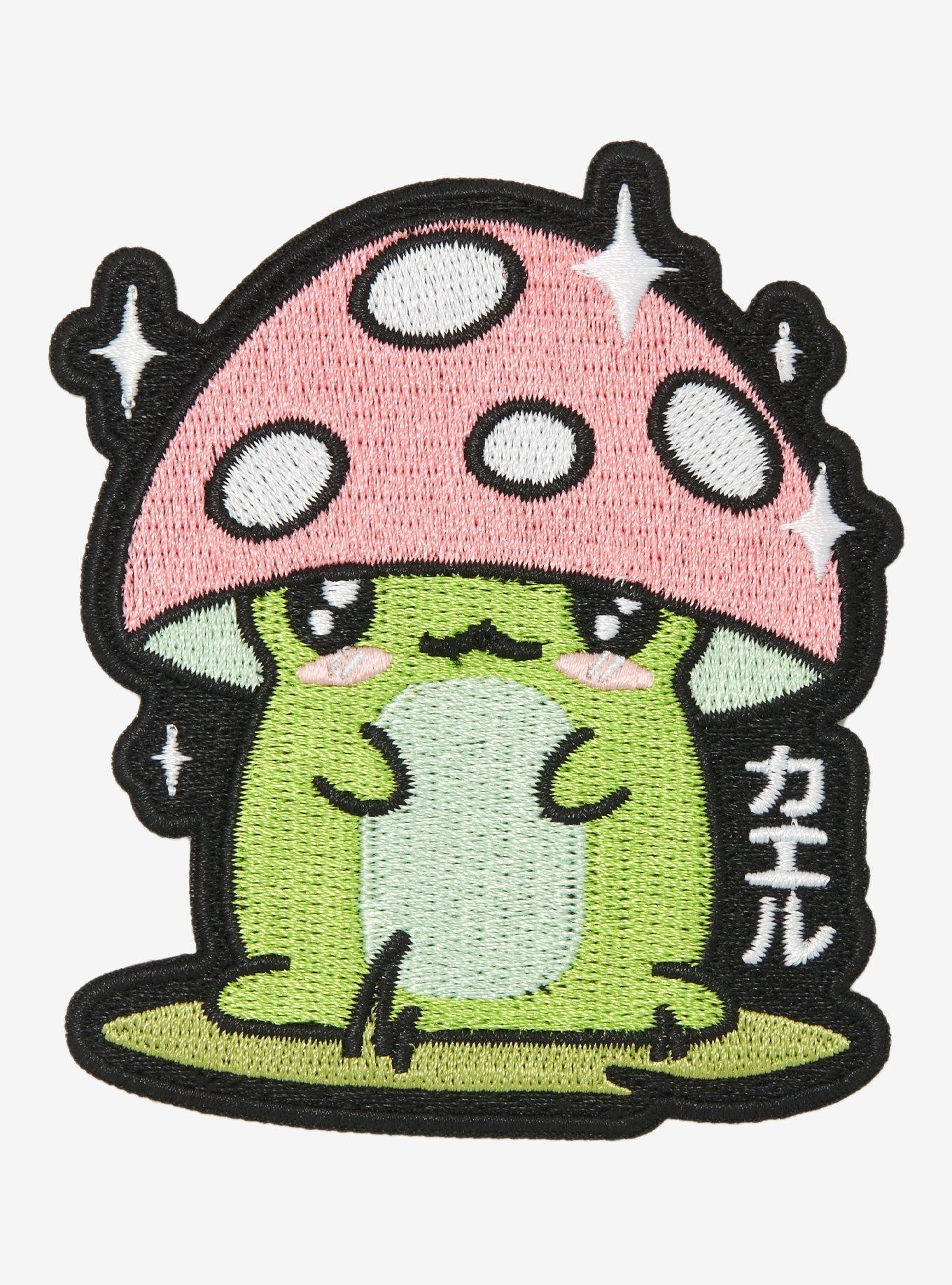 Kawaii Frog Mushroom Patch, , hi-res