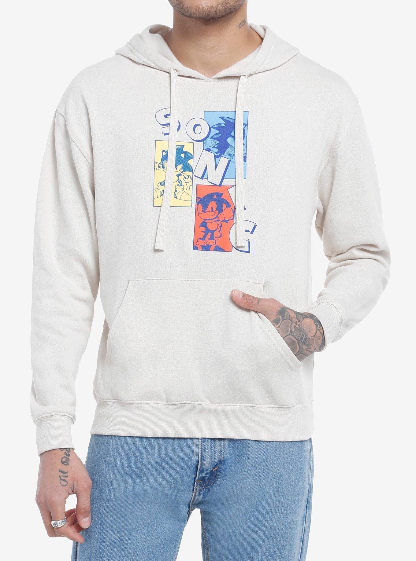 Sonic the hedgehog hoodie hot topic sale