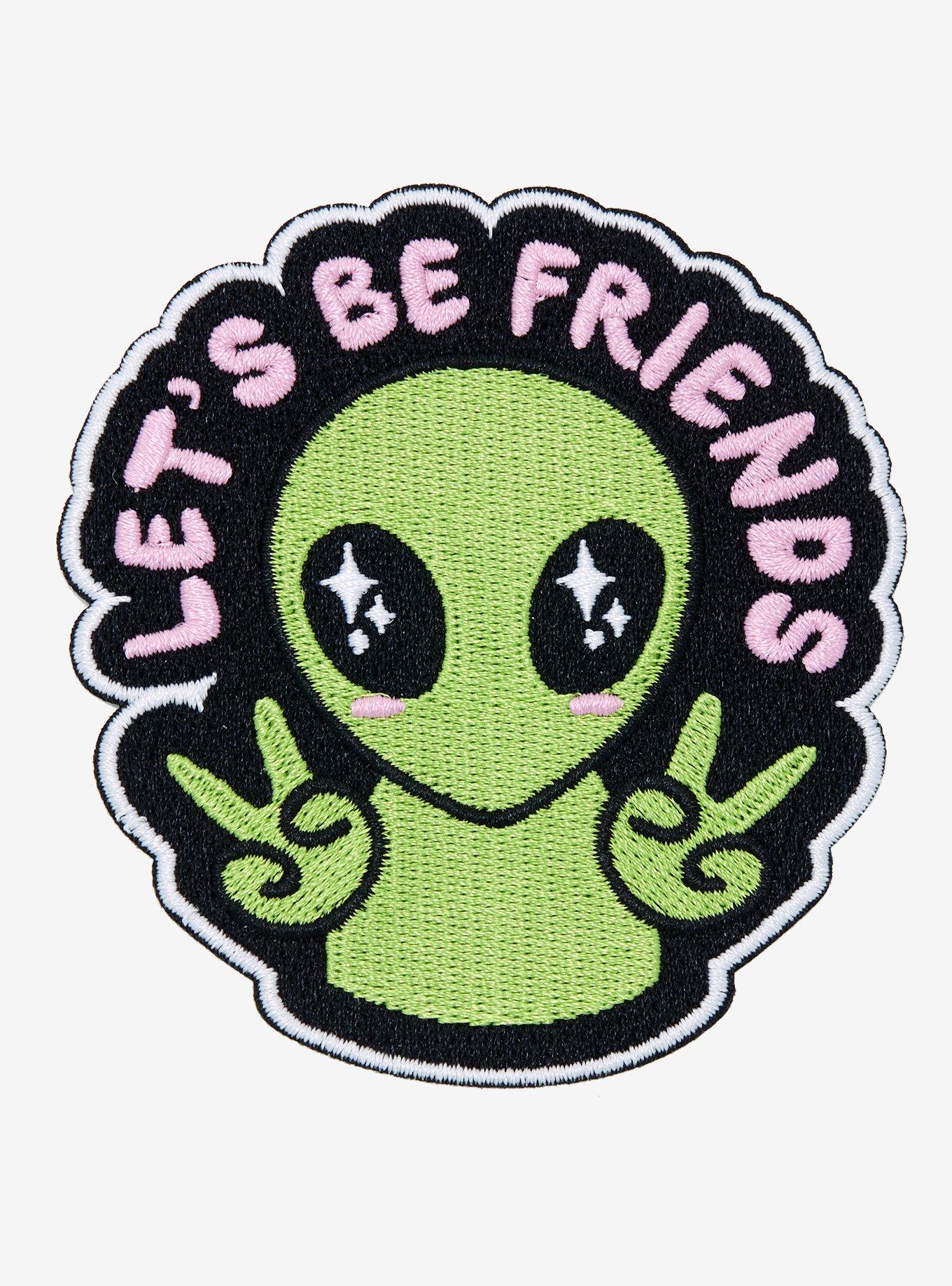 Alien Let's Be Friends Patch, , hi-res