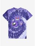 Pokemon Gastly Evolution Tie-Dye T-Shirt, MULTI, hi-res
