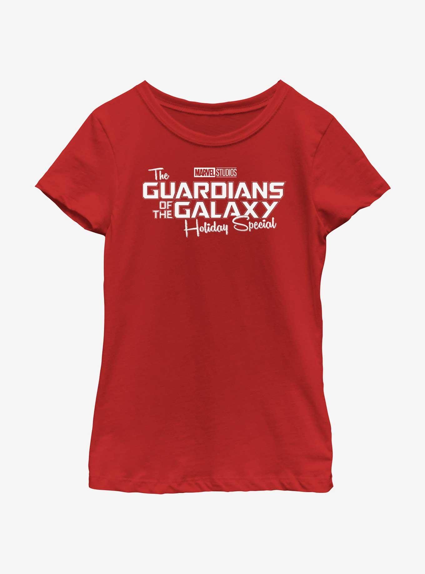 Marvel Guardians of the Galaxy Holiday Special Logo Youth Girls T-Shirt, , hi-res