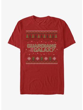 Marvel Guardians of the Galaxy Ugly Christmas Sweater Pattern Galaxy T-Shirt, , hi-res