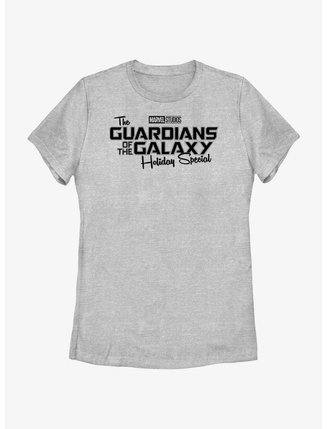 Marvel Guardians of the Galaxy Holiday Special Logo Womens T-Shirt, ATH HTR, hi-res