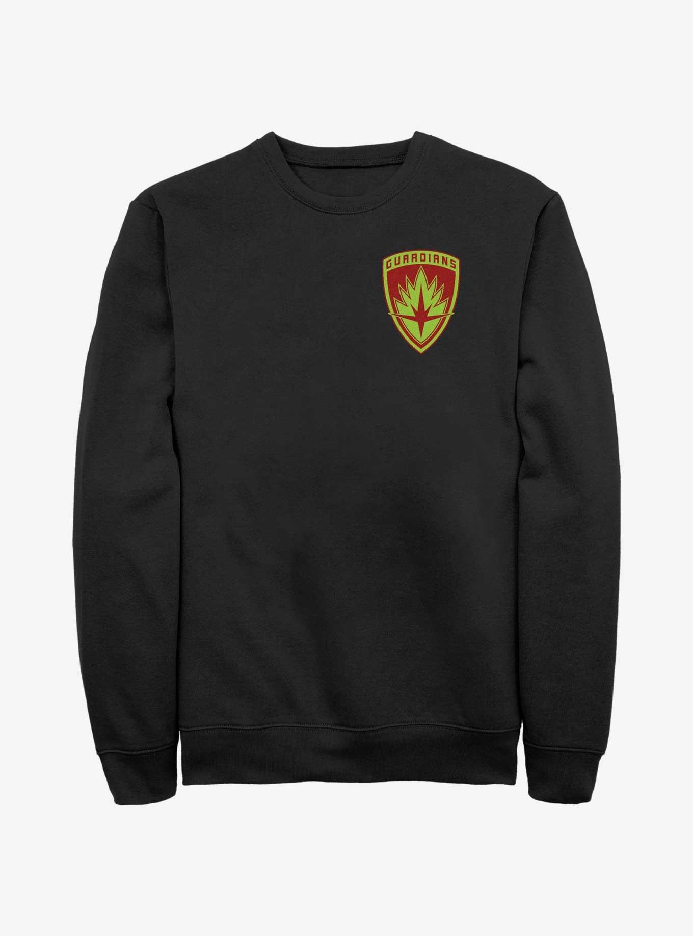 Marvel Guardians of the Galaxy Guardian Pocket Badge Sweatshirt, BLACK, hi-res