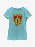 Marvel Guardians of the Galaxy Guardian Badge Youth Girls T-Shirt, TAHI BLUE, hi-res