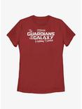 Marvel Guardians of the Galaxy Holiday Special Logo Womens T-Shirt, RED, hi-res