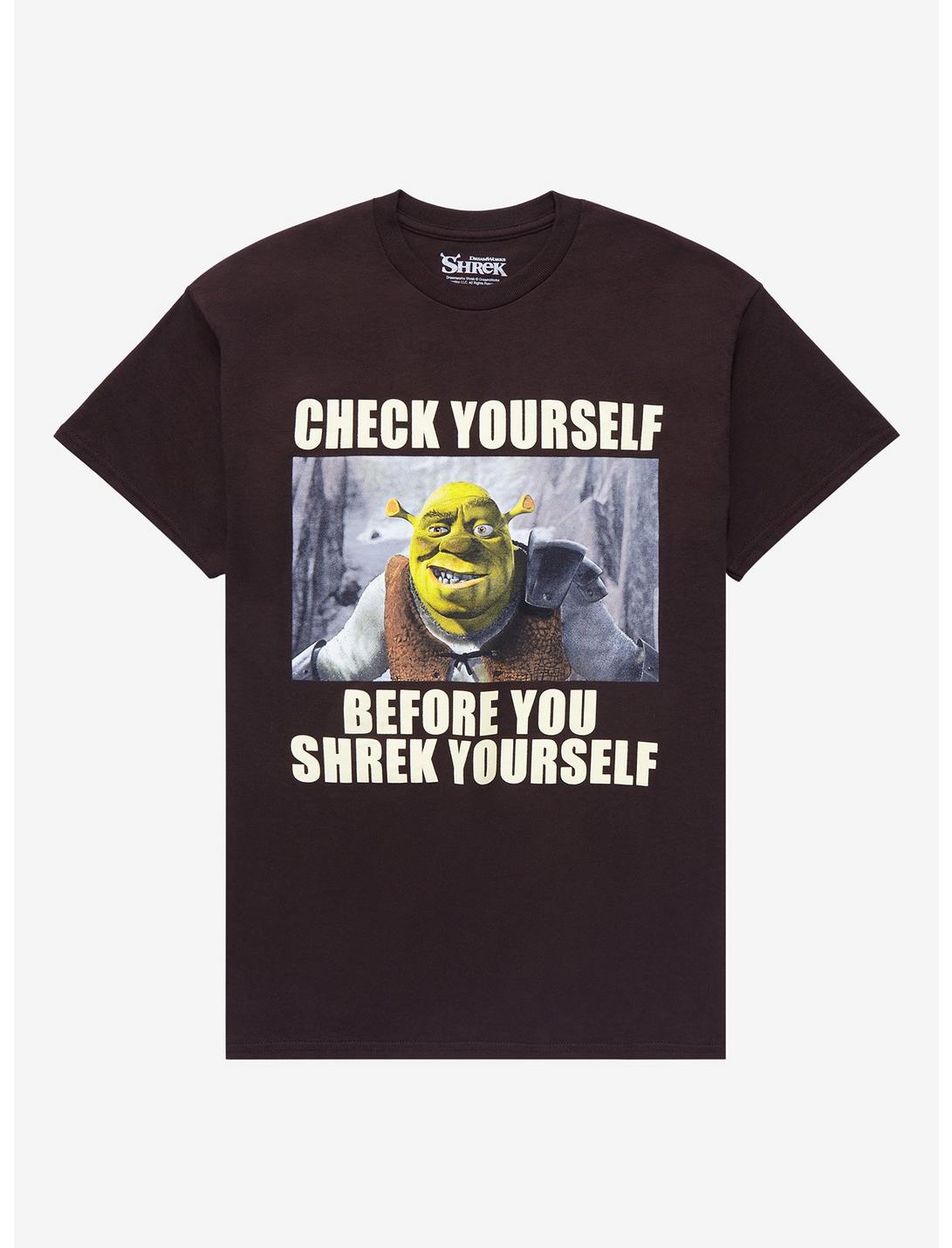 Shrek Check Yourself T-Shirt, BROWN, hi-res