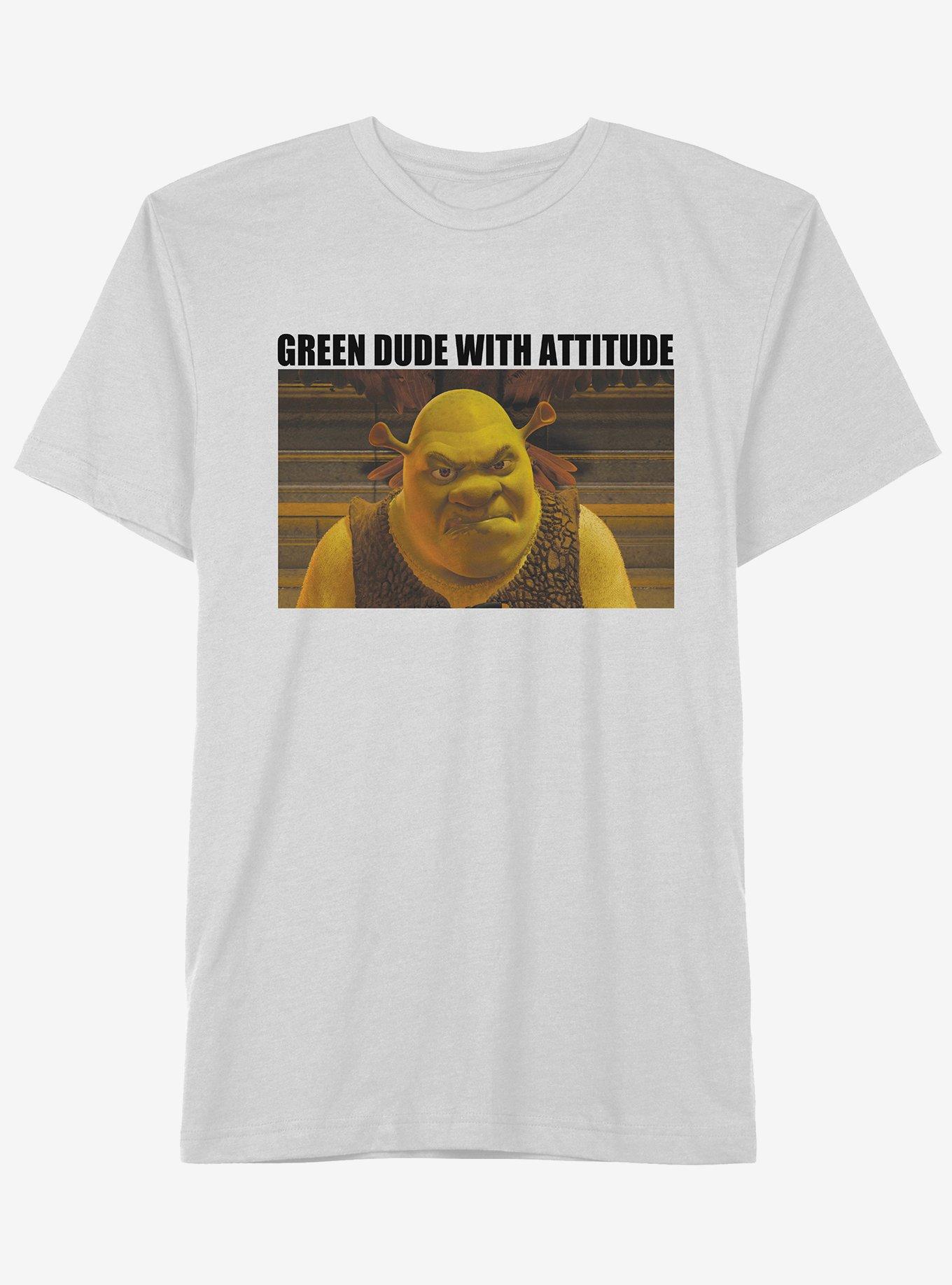 Shrek Green Dude With Attitude T-Shirt, MULTI, hi-res