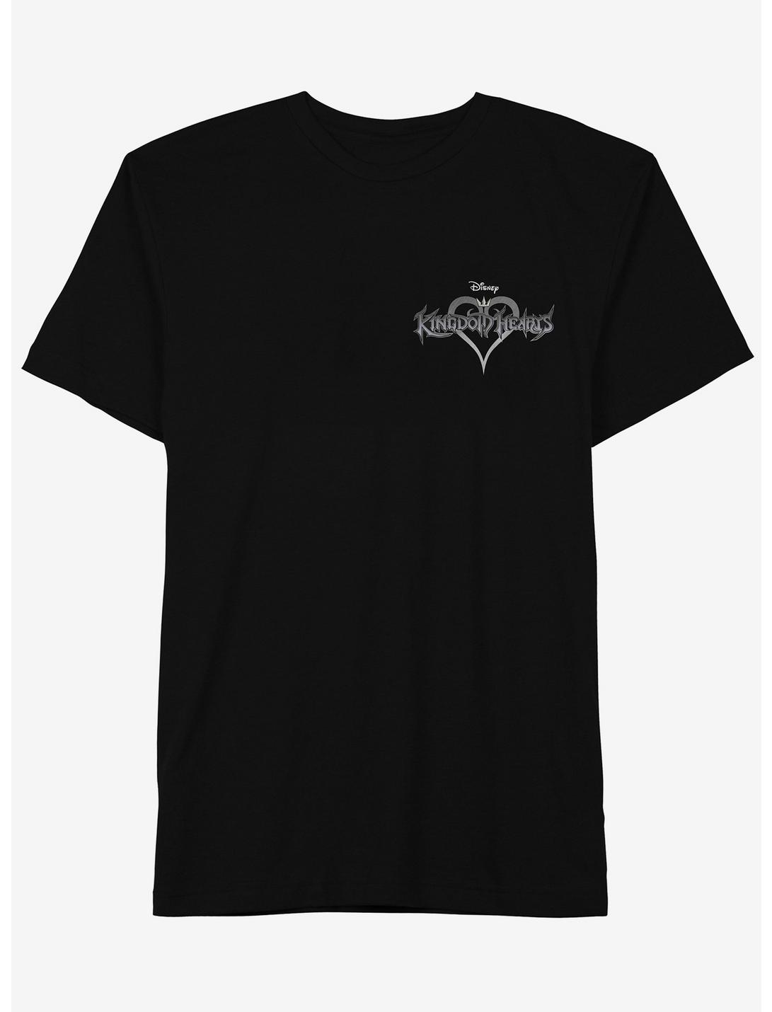 Kingdom Hearts Battle Scene Double-Sided T-Shirt, BLACK, hi-res