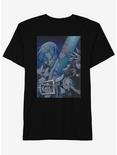 Kingdom Hearts Keyblade Characters Collage T-Shirt, BLACK, hi-res