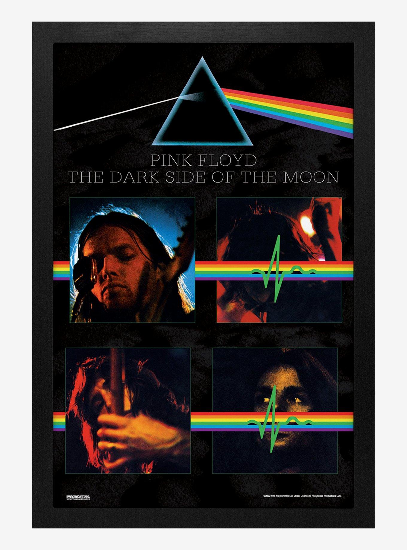 Pink Floyd Dsotm Band Live Framed Wood Wall Art, , hi-res