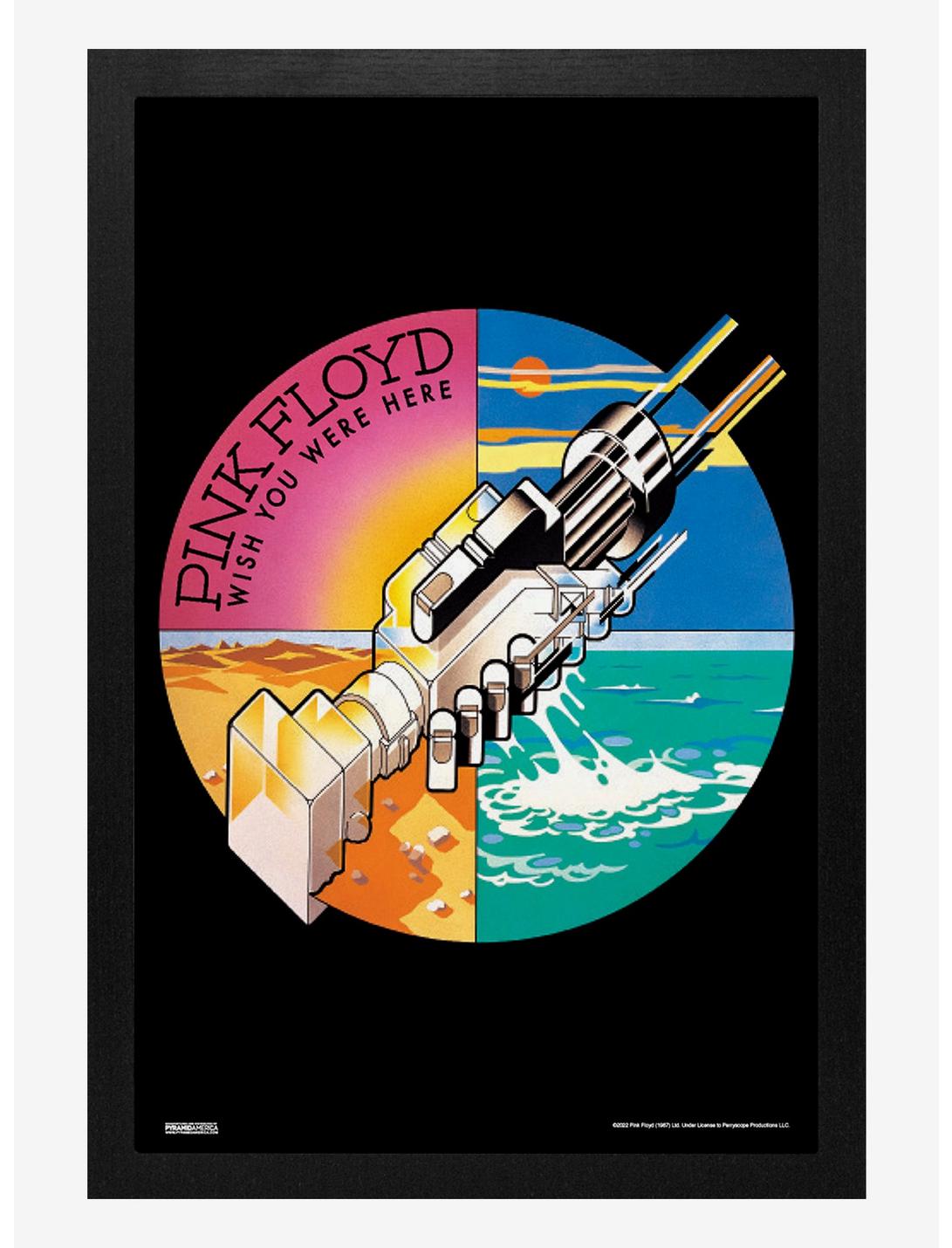 Pink Floyd Wywh Handshake Framed Wood Wall Art, , hi-res