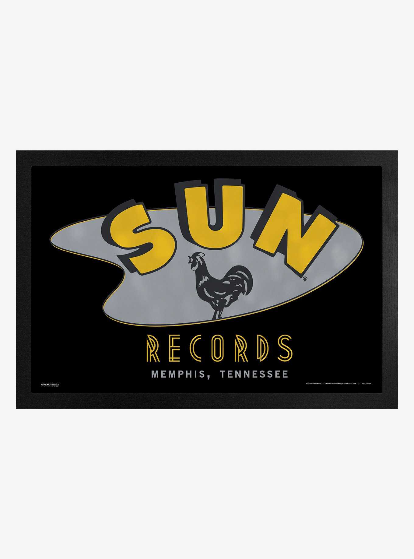 Sun Records Rooster Memphis Framed Wood Wall Art, , hi-res