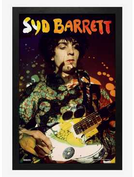 Syd Barrett Psychedelic Live Framed Wood Wall Art, , hi-res
