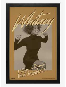 Whitney Houston Dance Excited Framed Wood Wall Art, , hi-res