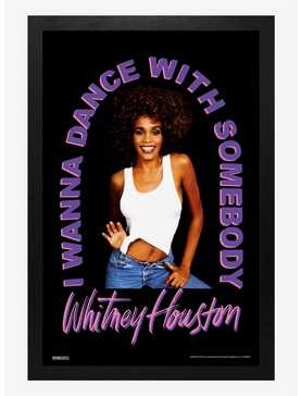 Whitney Houston Dance With Somebody Framed Wood Wall Art, , hi-res